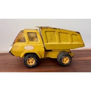 Vintage 1976-1977 Tonka Yellow Dump Truck Collectible Toy